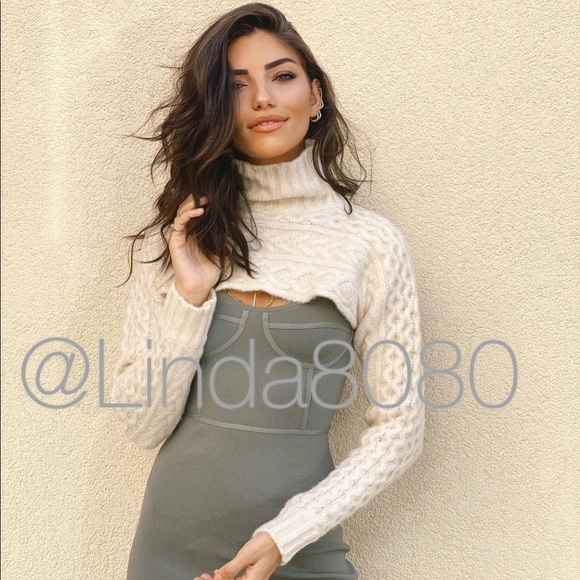 Day Sale Zara Cable Knit Arm Warmer 